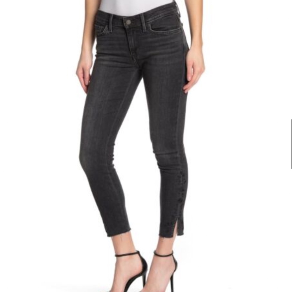 Levi's 711 Skinny Ankle Embroidered Jeans